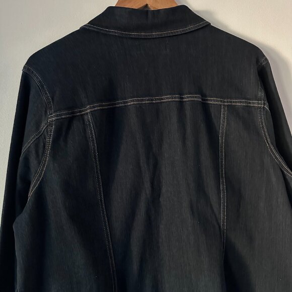 NWT - 1822 Carlsen Indigo Denim Jacket Stitch Fix - Picture 7 of 11